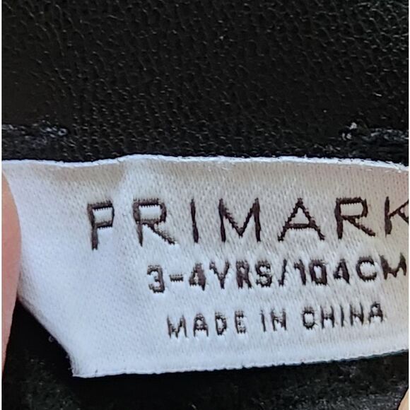 Girls Faux Leather Jumper - Picture 4 of 7